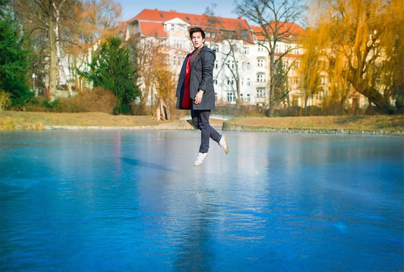 Levitating Self-Portraits by Mickael Jou