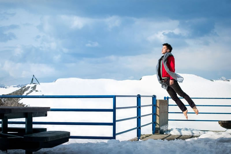 Levitating Self-Portraits by Mickael Jou