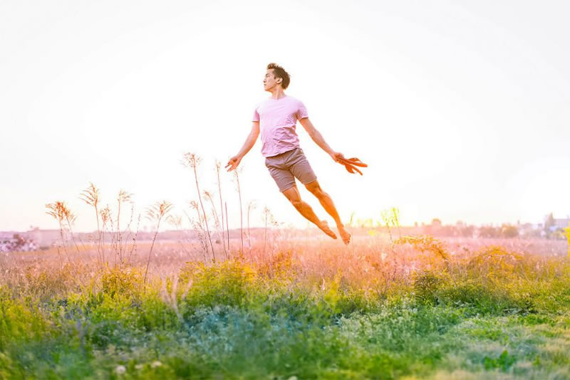 Levitating Self-Portraits by Mickael Jou