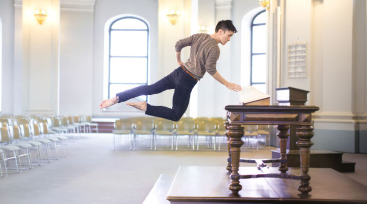 Levitating Self-Portraits by Mickael Jou