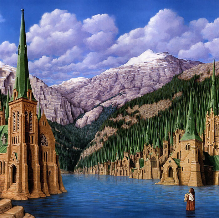 Mind-Twisting Paintings By Rob Gonsalves