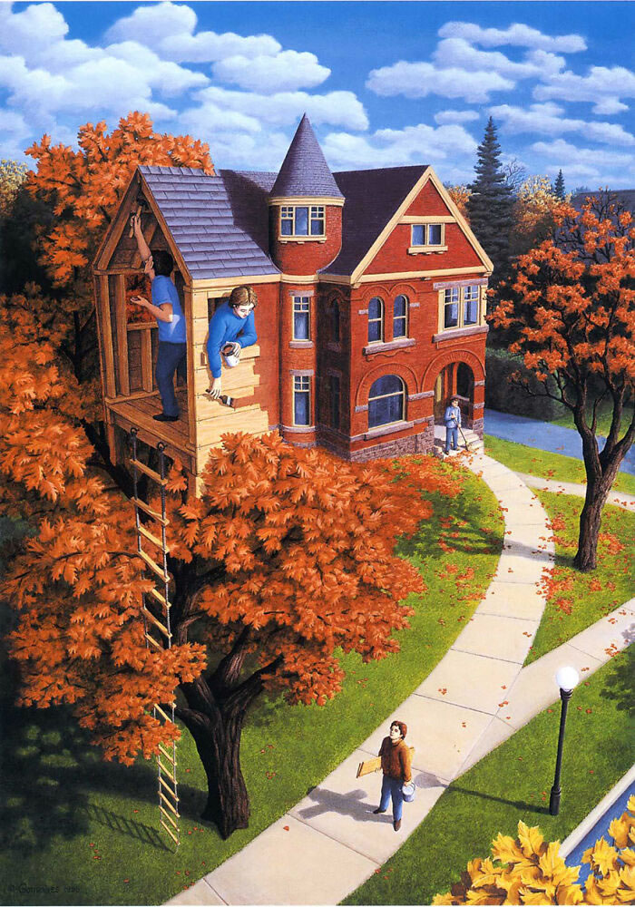 Mind-Twisting Paintings By Rob Gonsalves