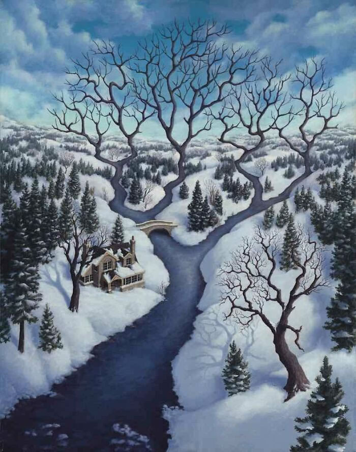 Mind-Twisting Paintings By Rob Gonsalves