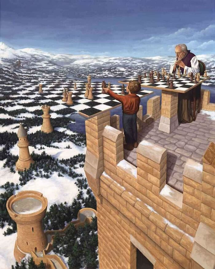 Mind-Twisting Paintings By Rob Gonsalves