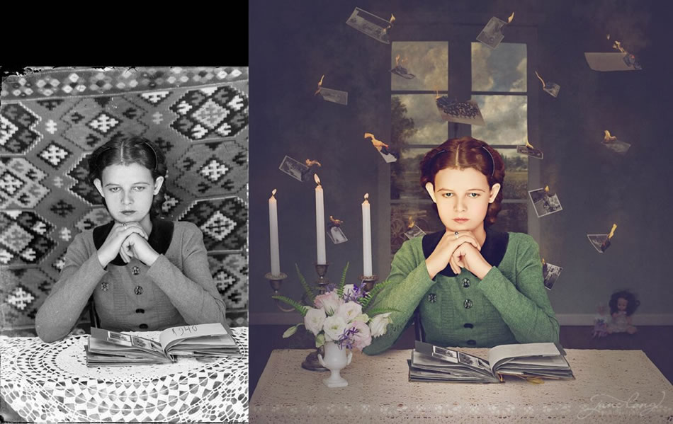 Restored Old Black and White Photos By Jane Long