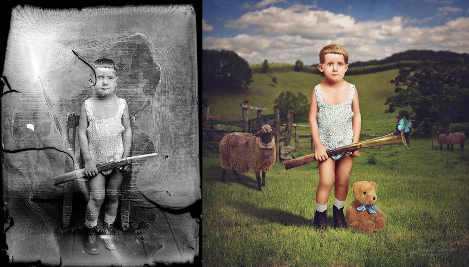 Restored Old Black and White Photos By Jane Long