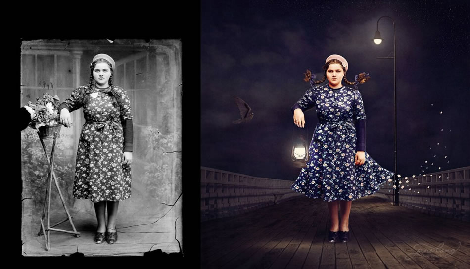 Restored Old Black and White Photos By Jane Long