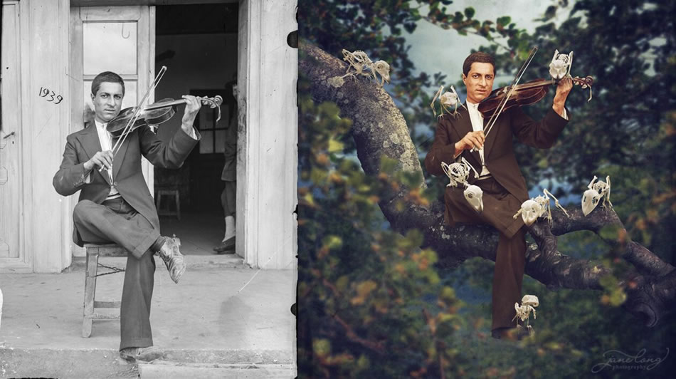 Restored Old Black and White Photos By Jane Long