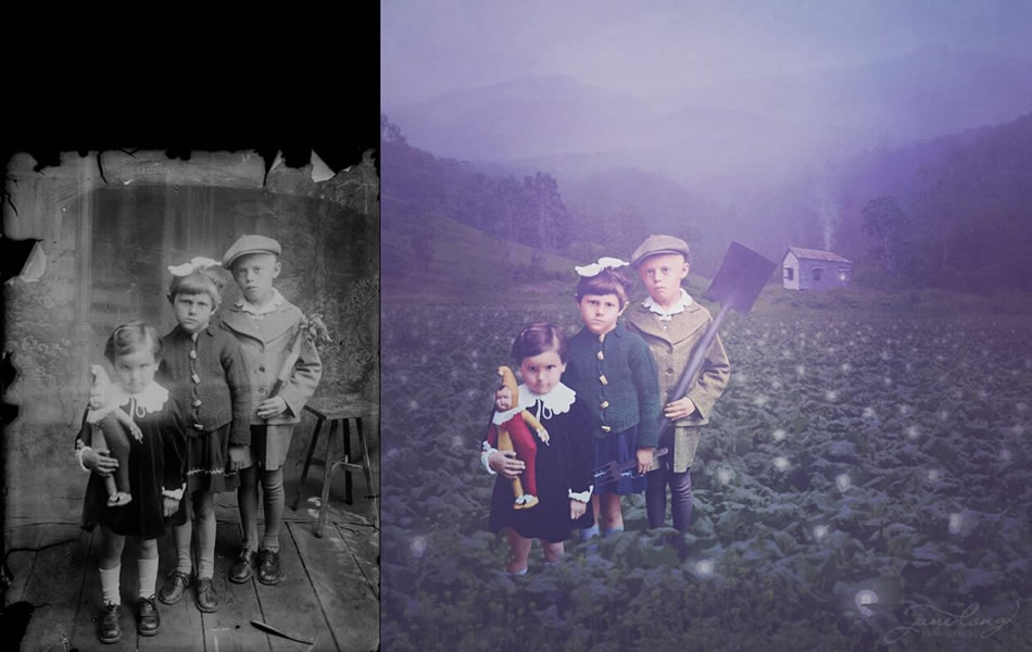 Restored Old Black and White Photos By Jane Long