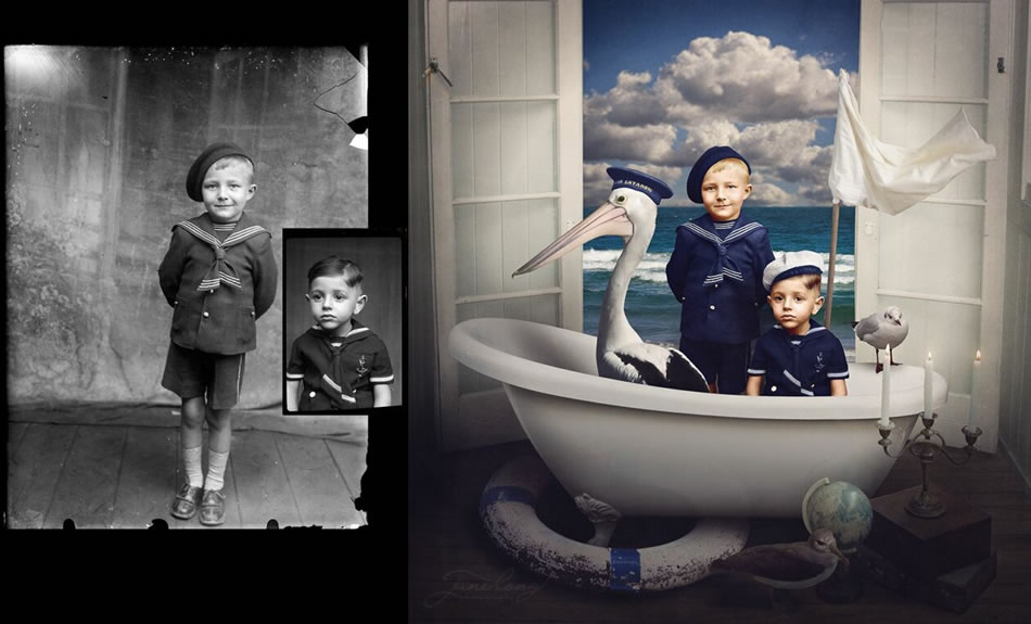 Restored Old Black and White Photos By Jane Long