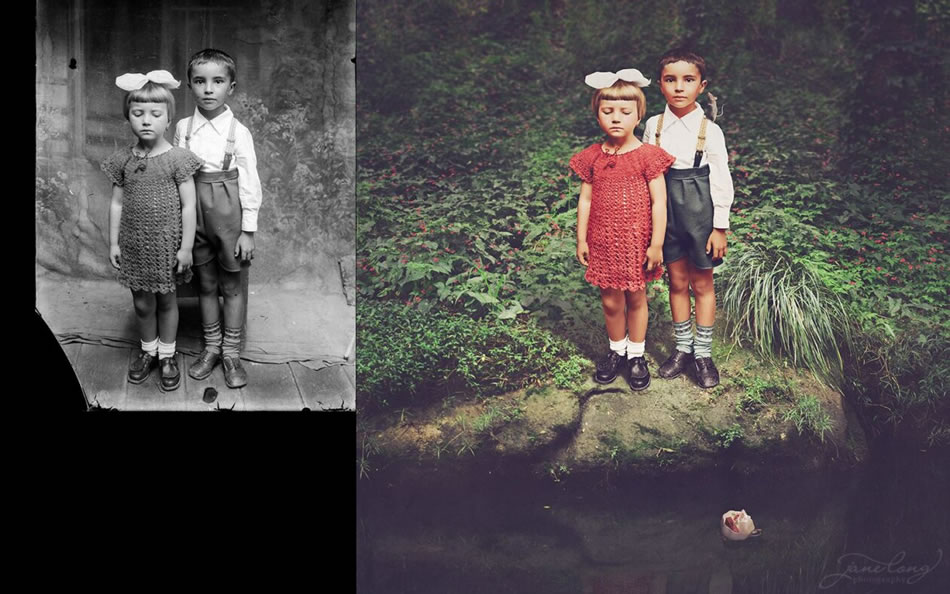 Restored Old Black and White Photos By Jane Long