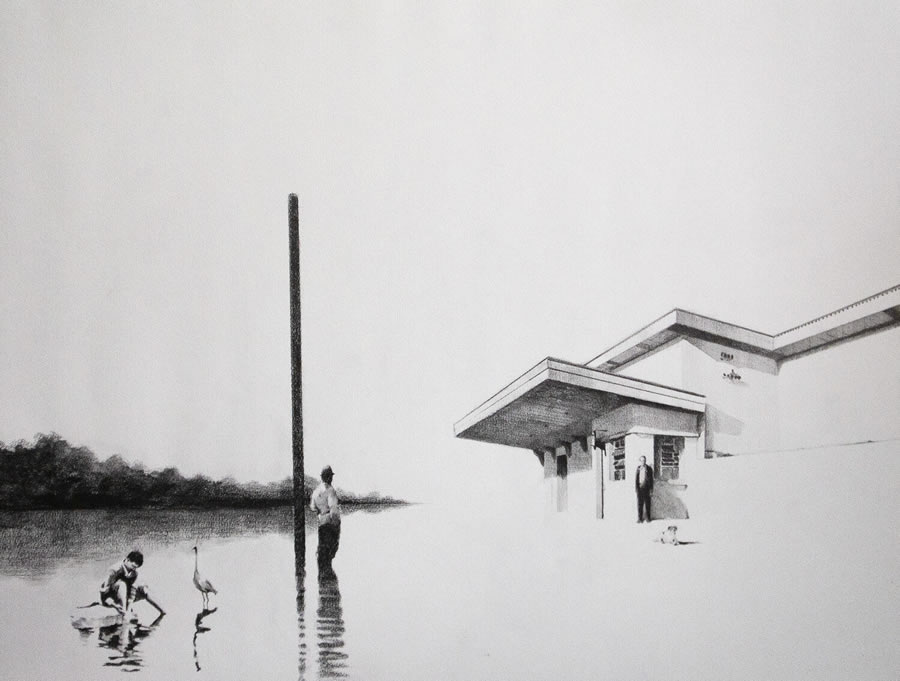 Minimalist And Surreal Pencil Drawings By Henrique de Franca