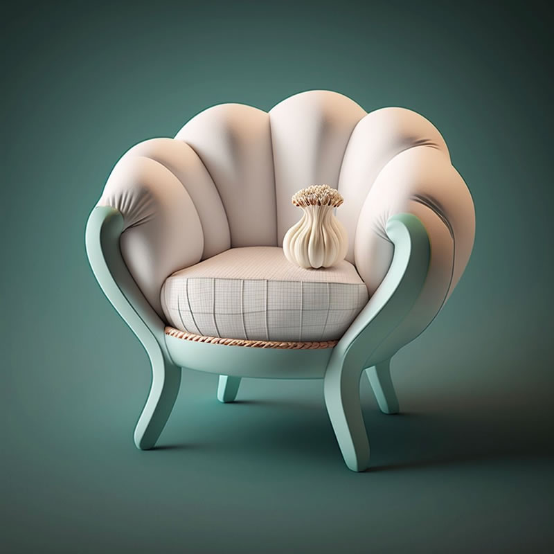 AI-Generated Chairs Inspired By Fruits And Veggies