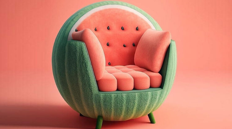 AI-Generated Chairs Inspired By Fruits And Veggies