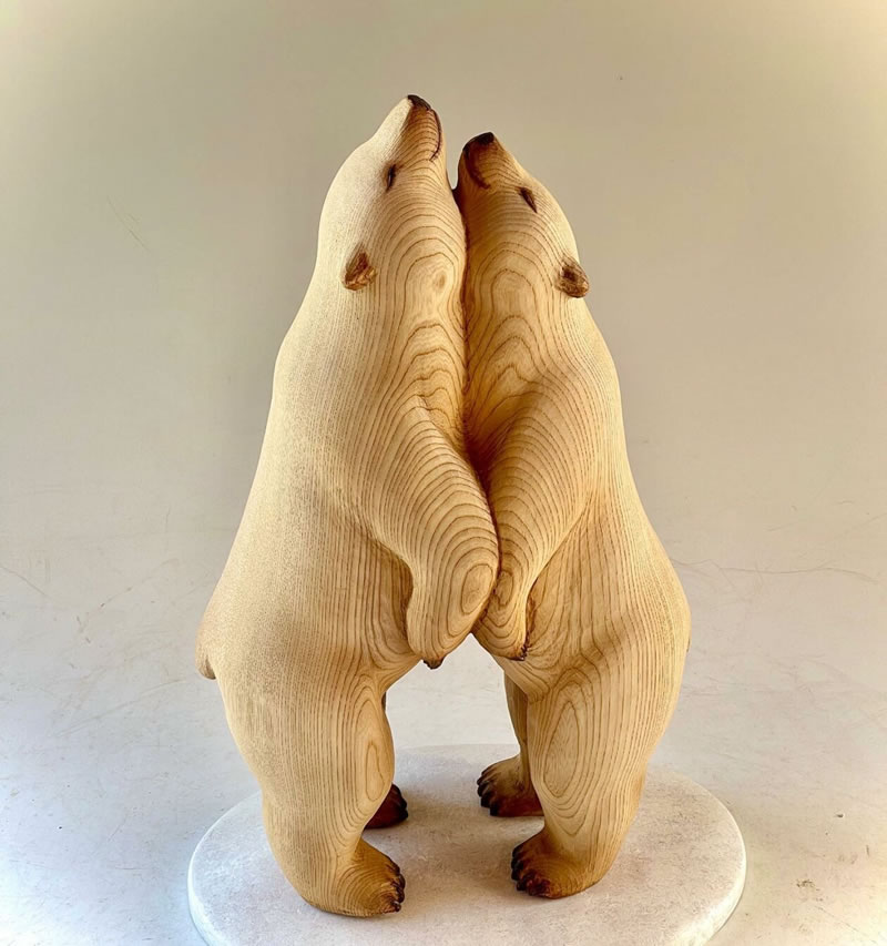 Animal Wooden Sculptures By Nikichi