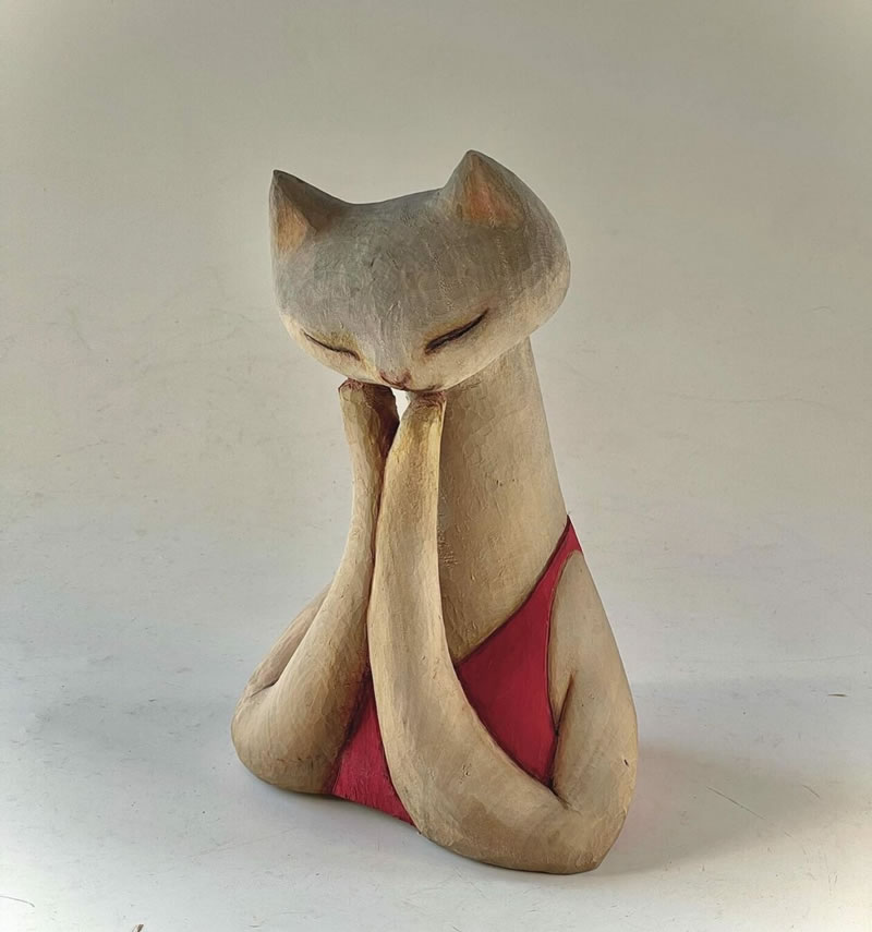 Animal Wooden Sculptures By Nikichi