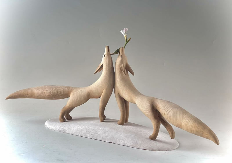 Animal Wooden Sculptures By Nikichi