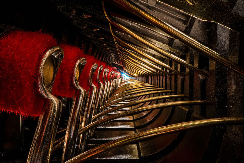 Closeup Photography Of Inside Musical Instruments By Charles Brooks