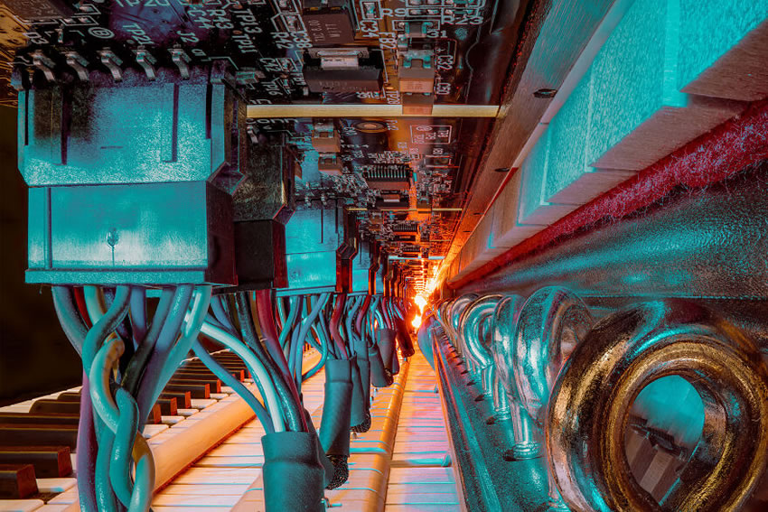 Closeup Photography Of Inside Musical Instruments By Charles Brooks