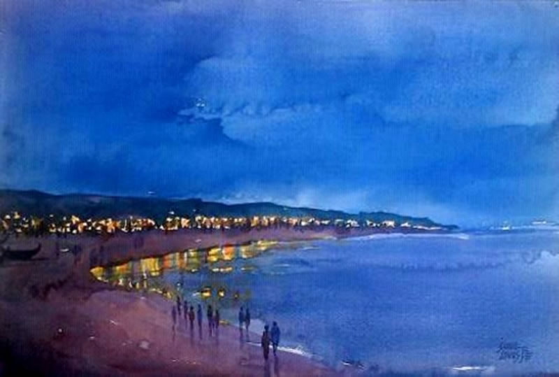 Watercolor Paintings By Sunil Linus De