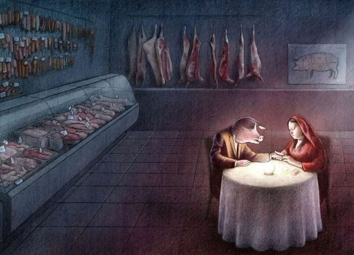 Satirical Illustrations On Society By Pawel Kuczynski