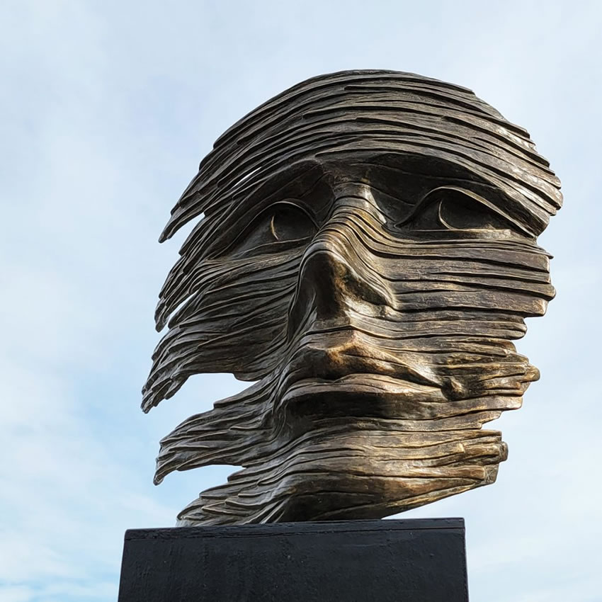 Sculptures At Boston Harborwalk by Michael Alfano