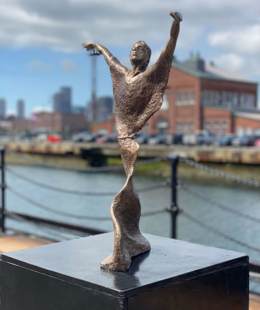 Sculptures At Boston Harborwalk by Michael Alfano