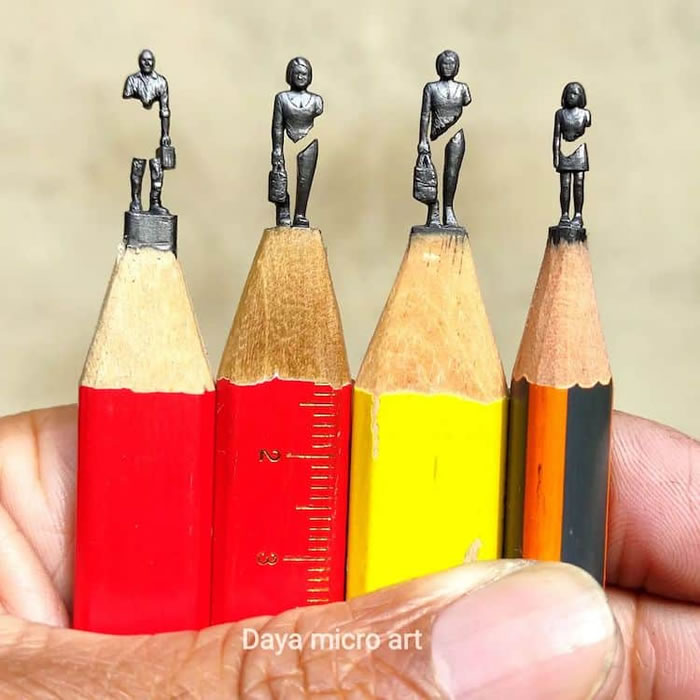 Micro Pencil Art By Daya