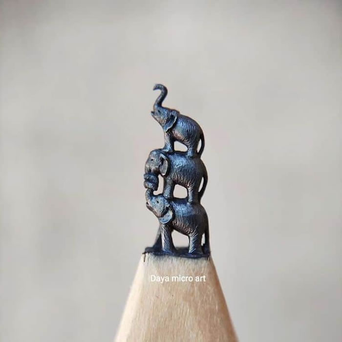 Micro Pencil Art By Daya