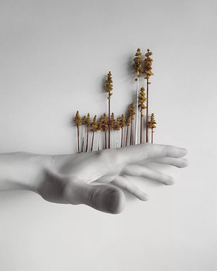 Tiny Fantasy Worlds Out Of Wood And Paper By Michael Davydov