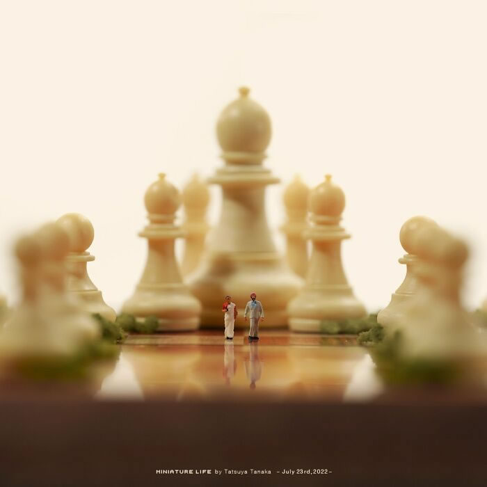 Miniature Calendar Scenes By Tatsuya Tanaka