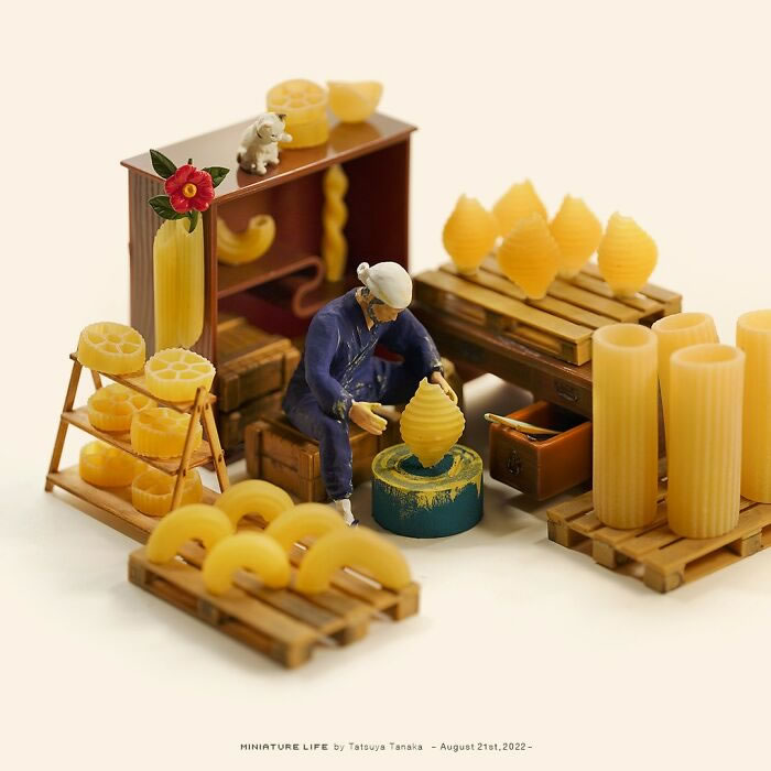 Miniature Calendar Scenes By Tatsuya Tanaka