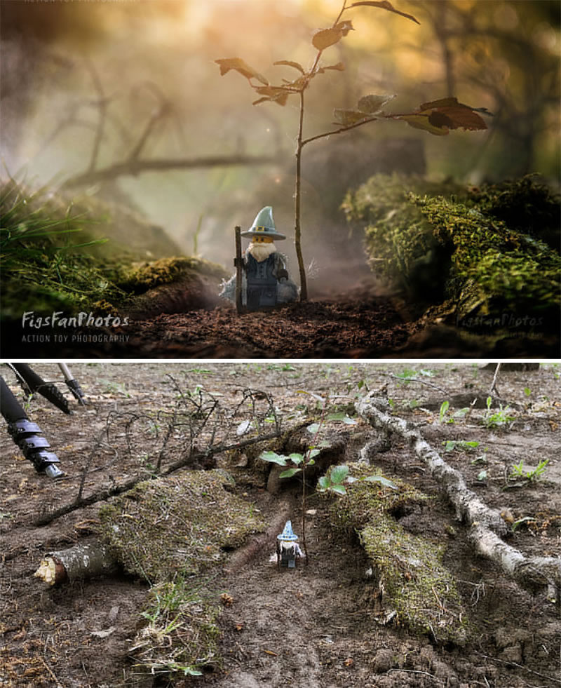 Miniature Action-Packed Scenes Made With Toys By Benedek Lampert