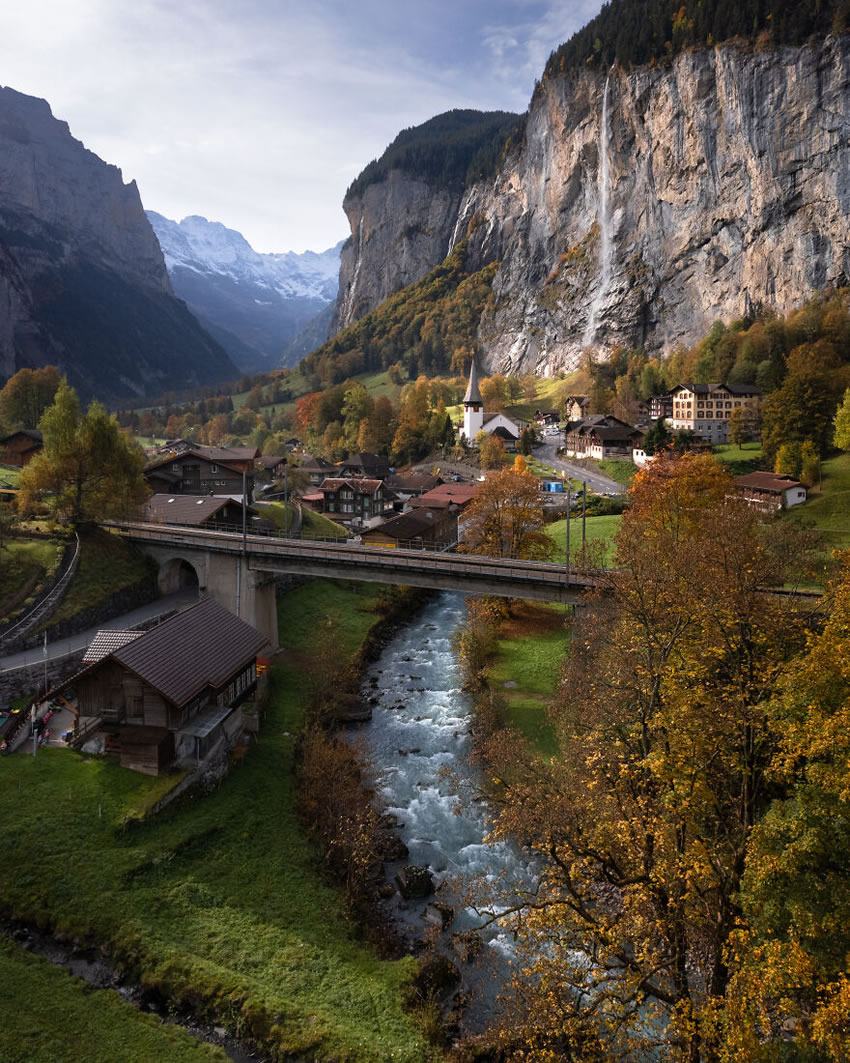 Beautiful Swiss Landscapes In Autumn by Vincent Croce