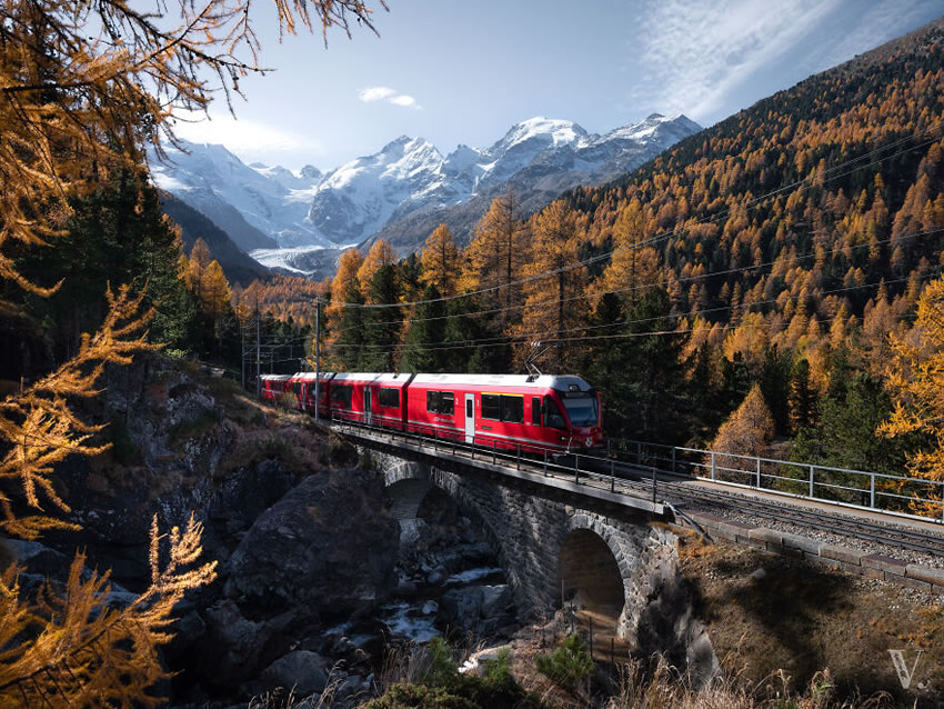 Beautiful Swiss Landscapes In Autumn by Vincent Croce