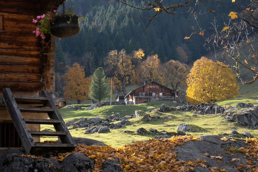 Beautiful Swiss Landscapes In Autumn by Vincent Croce