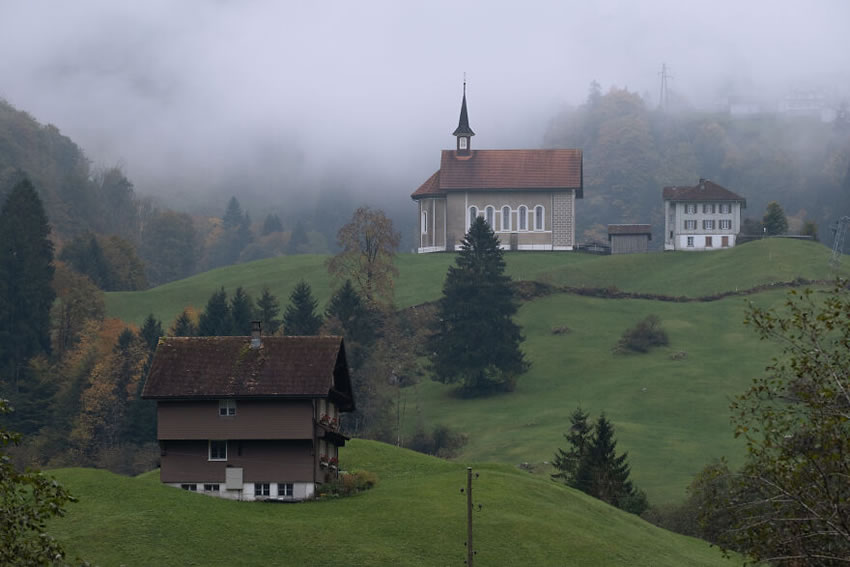 Beautiful Swiss Landscapes In Autumn by Vincent Croce