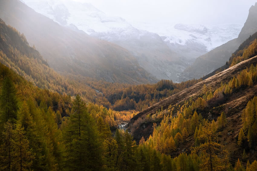 Beautiful Swiss Landscapes In Autumn by Vincent Croce