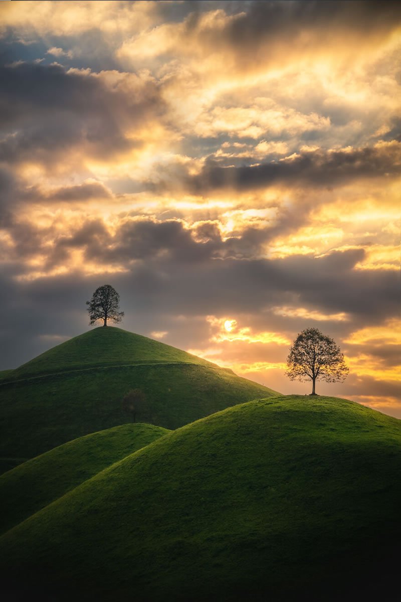 Beauty Of Day And Night Skies by Alex Forst