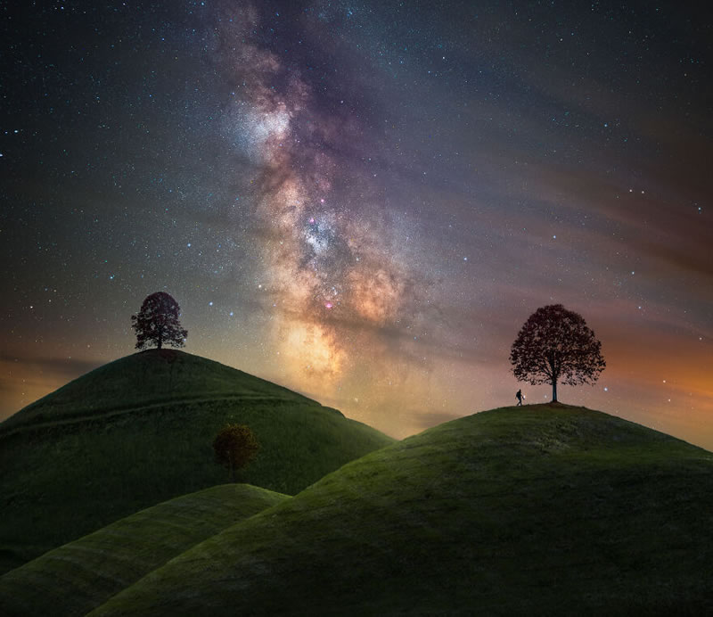 Beauty Of Day And Night Skies by Alex Forst