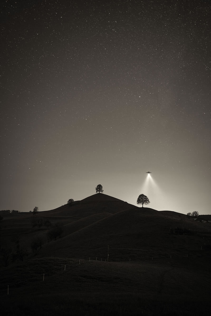 Beauty Of Day And Night Skies by Alex Forst