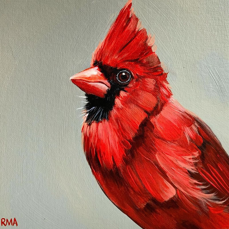 Gorgeous Bird Portrait Paintings by Rachel Altschuler