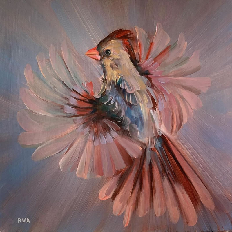 Gorgeous Bird Portrait Paintings by Rachel Altschuler