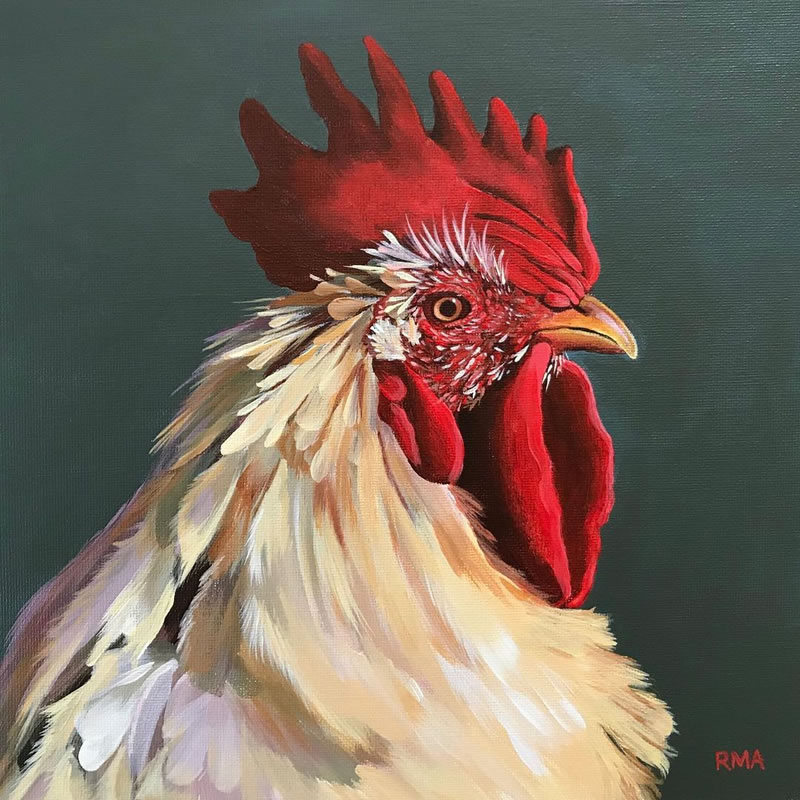 Gorgeous Bird Portrait Paintings by Rachel Altschuler