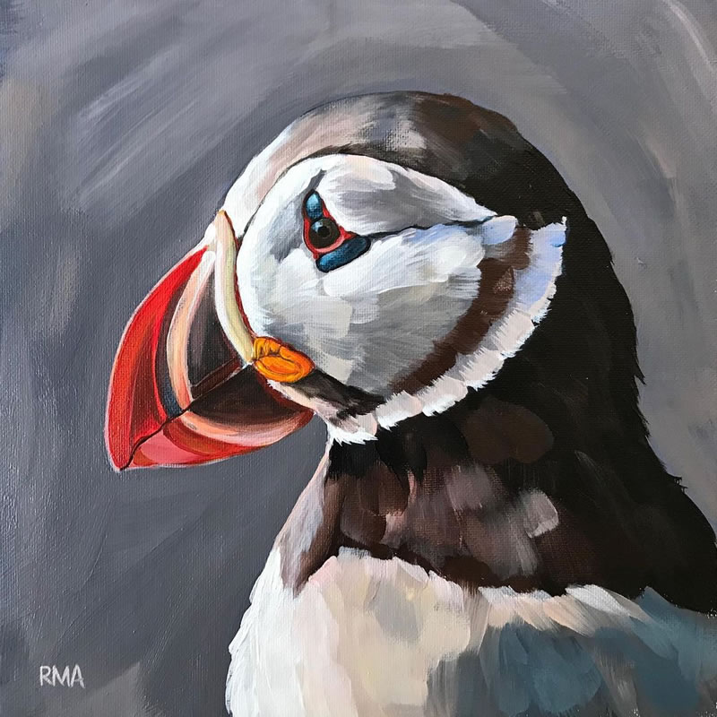 Gorgeous Bird Portrait Paintings by Rachel Altschuler