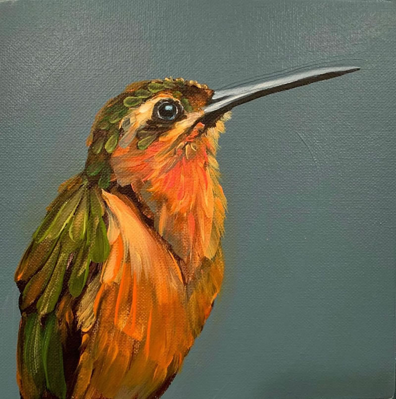 Gorgeous Bird Portrait Paintings by Rachel Altschuler