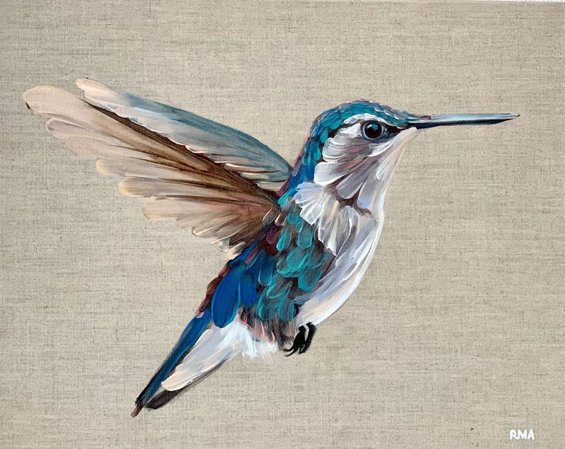 Gorgeous Bird Portrait Paintings by Rachel Altschuler