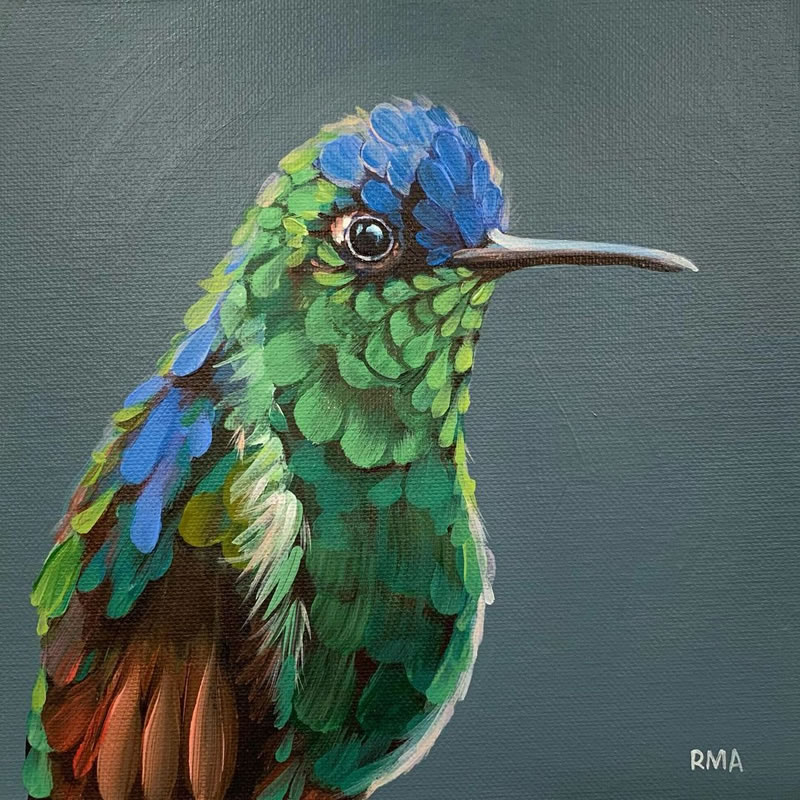 Gorgeous Bird Portrait Paintings by Rachel Altschuler