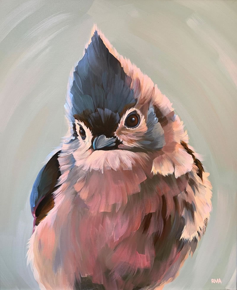 Gorgeous Bird Portrait Paintings by Rachel Altschuler