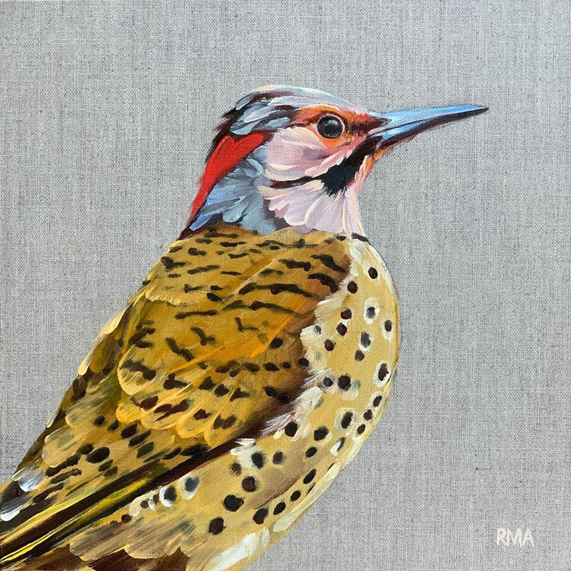 Gorgeous Bird Portrait Paintings by Rachel Altschuler